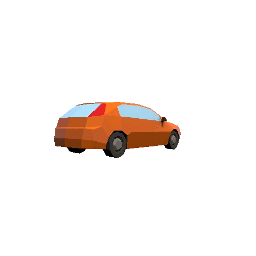 PaperCarsVans3NightOrange Variant